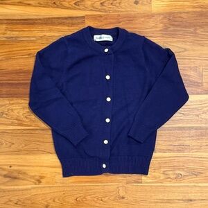 Kids Smiling Pinker Navy Cardigan Size 3/4T